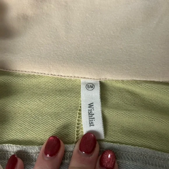 Light Pink and Yellow Quarter Zip - Picture 2 of 4